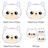 Stickdatei - Katze 5 ITH in 3 Gr. cute Schlüsselanhänger thumbnail number 4