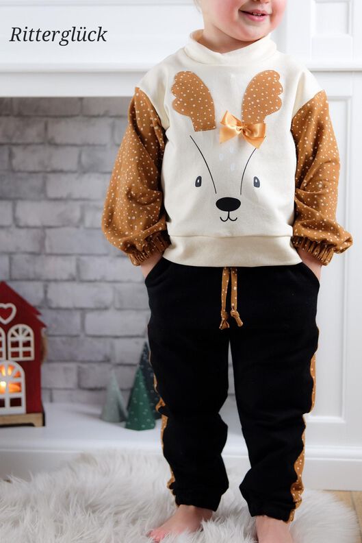 Das Luftiküsschen I Crop-Pullover I Größe 86-146 image number 5