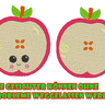freche Früchtchen Obst gefüllt Stickdatei thumbnail number 3