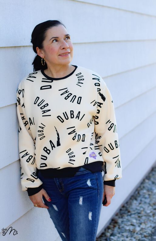 Sweater RUBANO Gr. 32-56 + gratis Plottdatei Schnittmuster image number 5