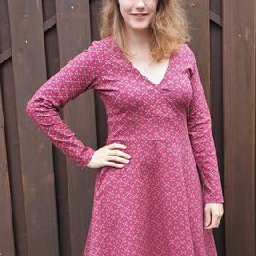 Romy – Wickelkleid & Shirt mit Band Jersey, Bu 80-116, A4+A0