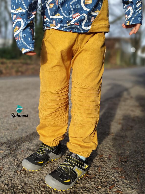 Bikerhose mit Biesen RAPHAEL 98 - 164 inkl. A0 image number 6
