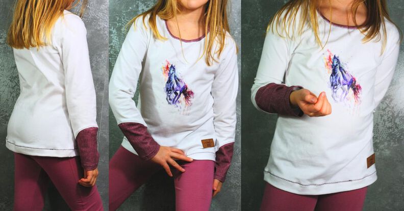 Luciana Basic Longsleeve: Serie: "ohne Gedöns": ebook 92-158 image number 7