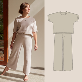 Clove Shirt + Clay Culotte Set