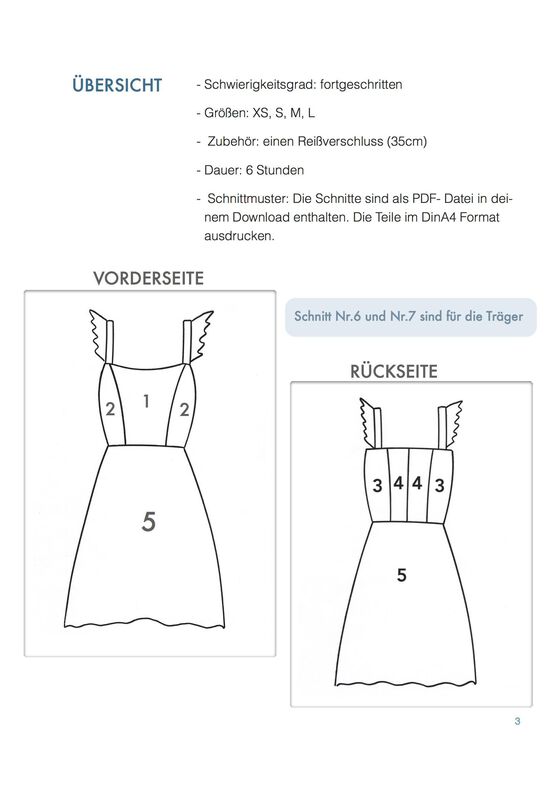 Kleid #Lucia Nähanleitung und Schnittmuster image number 5