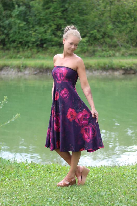 Bandeaukleid Bando 34 - 52 Damen FunkelRosa image number 6