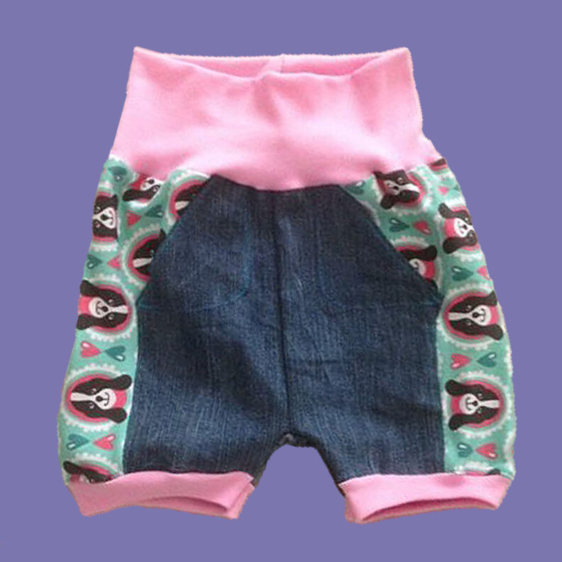 Kids Shorts für Stoffmix mit Taschen MiniBix ♥ Gr. 68-134 image number 5