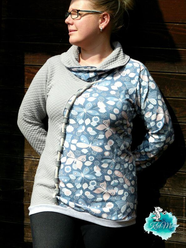 DAMENHOODIE MIT BABYBAUCHVERSION Gr. 32-50 image number 2