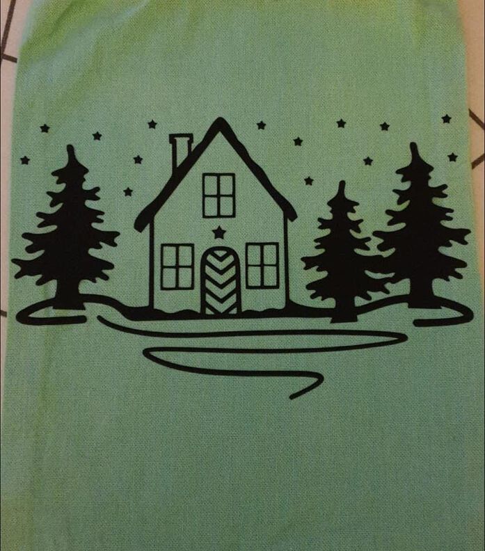 Main(e) Winterhaus Plottvorlage image number 2