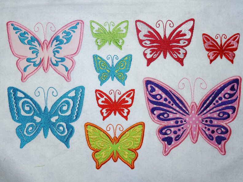 Stickdatei Schmetterling MEGA SET  image number 3