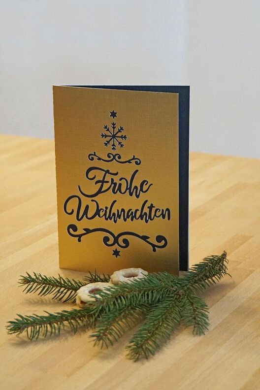 Plotterdatei Weihnachtskarte image number 4