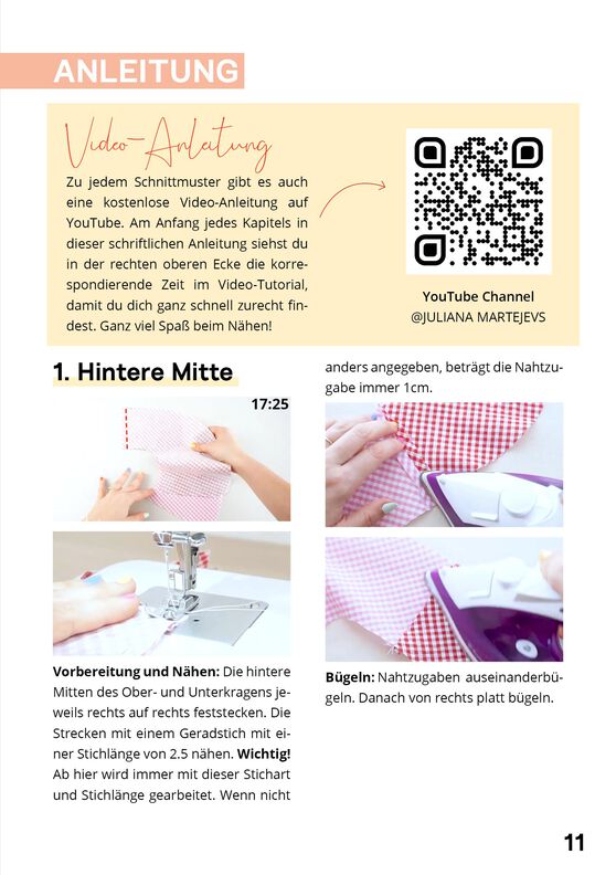Statement Kragen Schnittmuster mit Videoanleitung image number 9