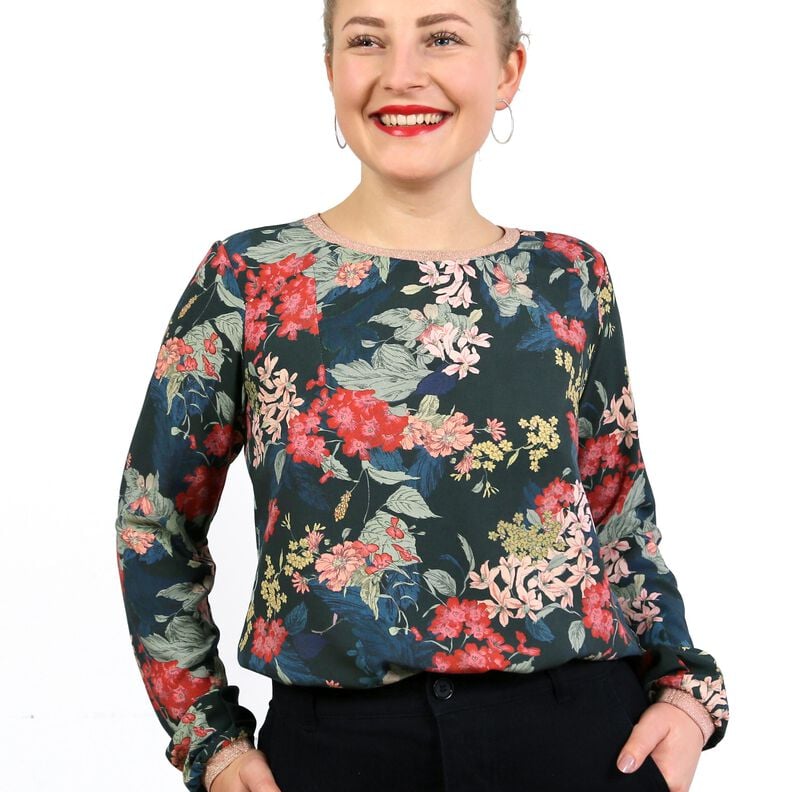 FRAU DANA - sportlich schicke Bluse mit Bündchen XS-XXL image number 5
