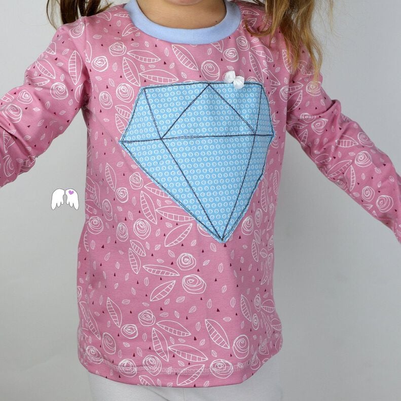 Diamond SHIRT Gr. 86 - 164 Diamant Schnittmuster image number 6