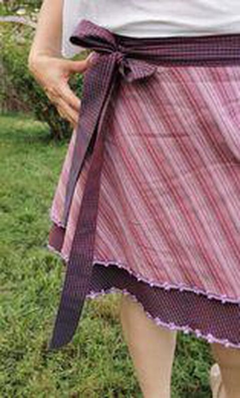"Wickelrock Mirabell" Schnittmuster für Webware XS-XL  image number 3