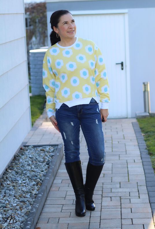 Sweater RUBANO Gr. 32-56 + gratis Plottdatei Schnittmuster image number 6