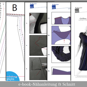 Kleid Wickelkleid Loures Schnittmuster 34-48