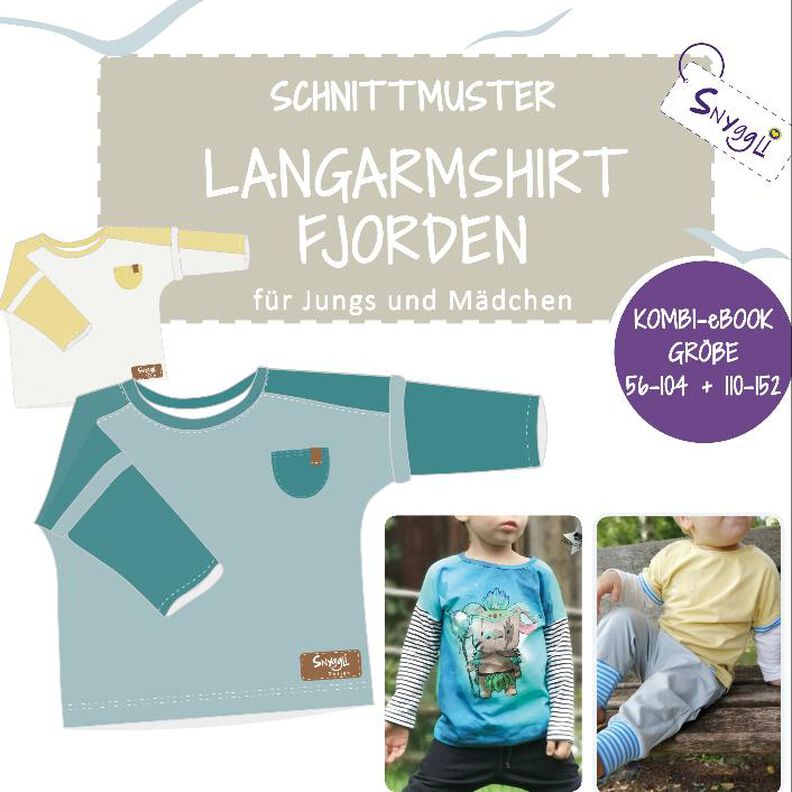 Kombi-eBook Langarmshirt Fjorden Gr. 56-104 + 110-152 image number 1