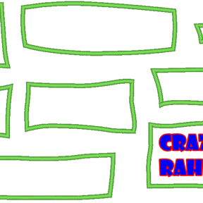 Crazy Rahmen Button Stickdatei