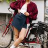 Bomberjacke Schnittmuster Damen Einfache Jacke Cord thumbnail number 4