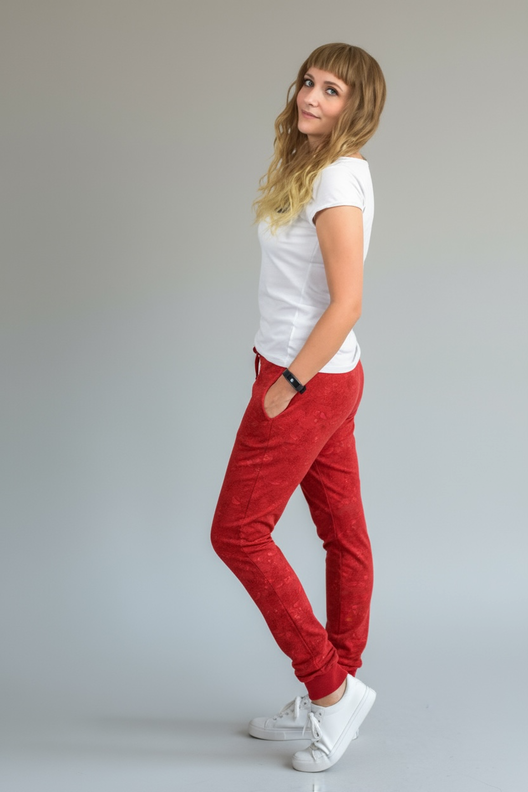 Jogginghose, Gr.  32-54, Schnitt mit Ebenen, A4, A0+, Beamer image number 9