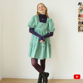 Kleid  oder Top mit Puffärmeln "Natalie"  Gr. 34-54 Kleid  oder Top mit Puffärmeln "Natalie"  Gr. 34-54