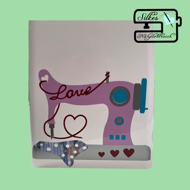 Main(e) Nähmaschine "Love" Plottvorlage image number 7