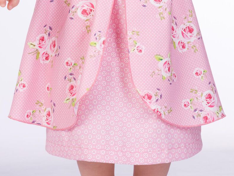 ROSA Schnittmuster Kleid mit gekräuseltem Überrockteill image number 4