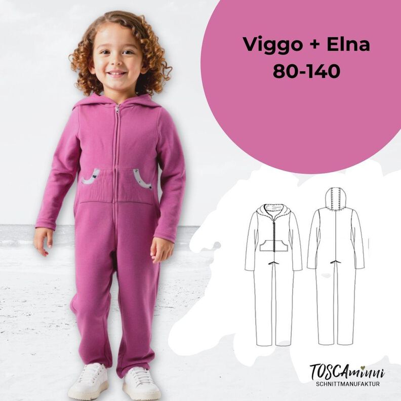 Jumpsuit Vigo+Elna Gr. 80-140 Schnittmuster image number 9