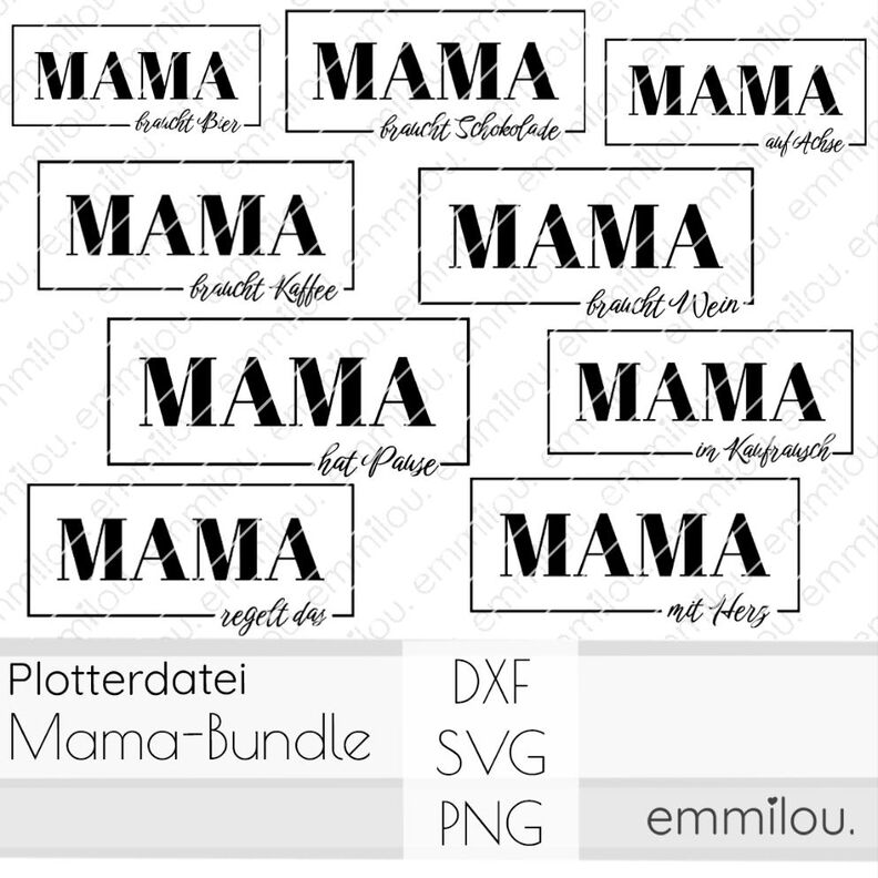 Plotterdatei MAMA - Bundle image number 1