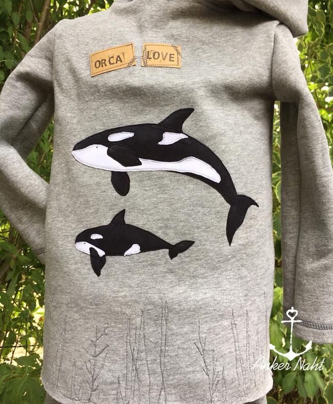 Applikationsvorlage & Nähanleitung Orcas image number 7