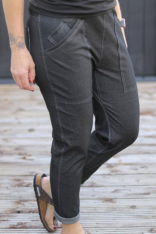Sweathose (34-56) CALMA Damen Hose Schnittmuster image number 10