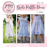 *Girls Ruffle Dress* Kleid GR. 74 BIS 158 Sommerkleid Boho thumbnail number 1