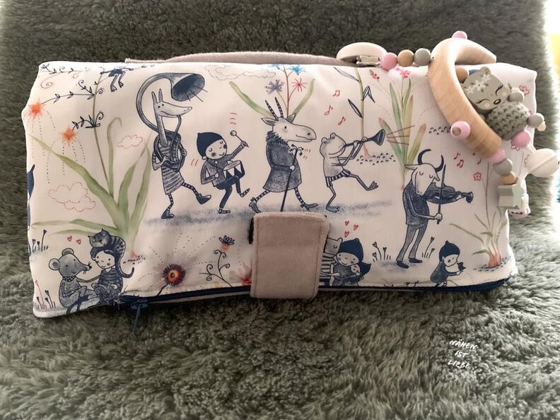"Fabiola" Wickelclutch/ Wickelunterlage image number 3
