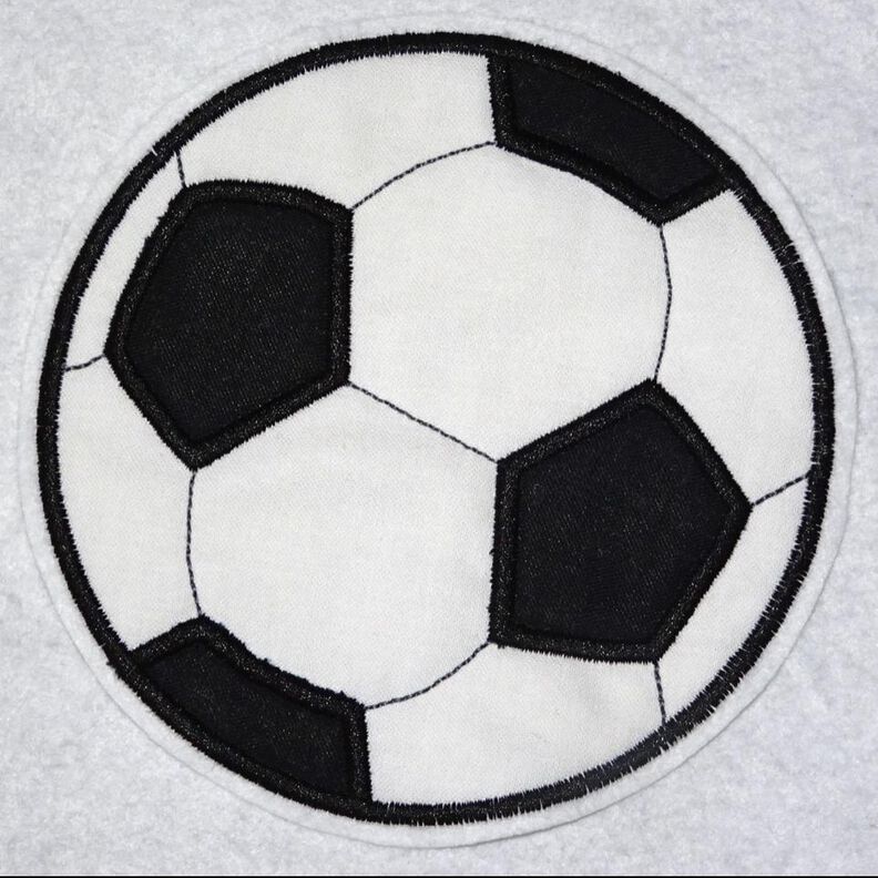Stickdatei - Fußball für Stoffapplikationen Fussball image number 1