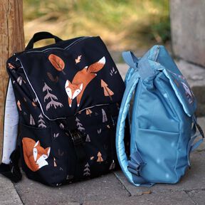 Rucksack nähen in 3 Größen 