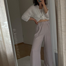 Fließende Culotte Hose mit weiten Beinen PDF Schnittmuster thumbnail number 8