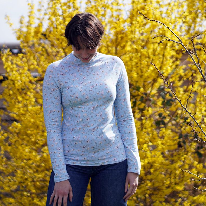 Raglan Shirt Damen Pullover slim nähen Gr. 34-40 image number 4