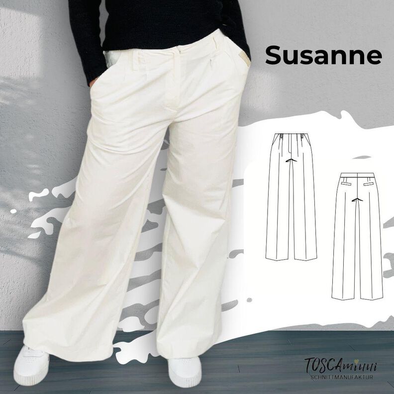 Schnittmuster Hose | Marlene-Hose | Hosenschnitt + Nähvideo image number 1
