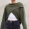 Kurzer überkreuzter Pulli  NORA - Gr. 32 - 46 thumbnail number 1