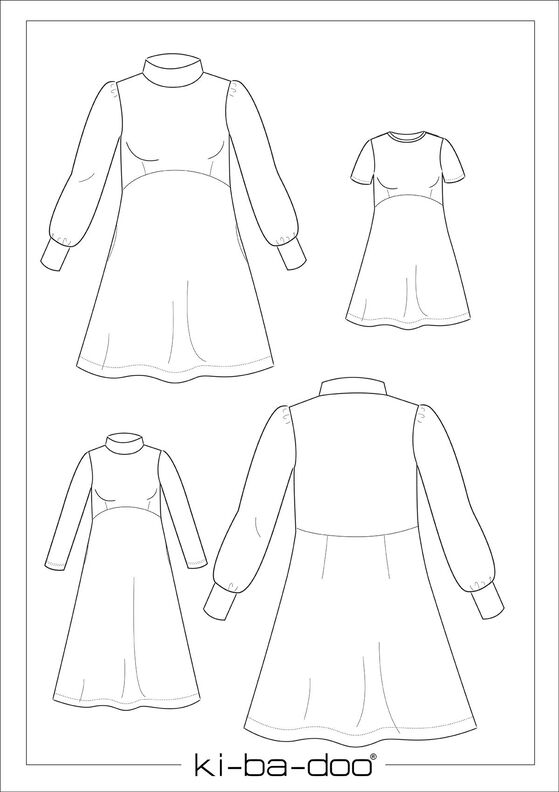 ebook Kleid Inga | Größe 32-58 DIN A4 PDF zum downlaod image number 8