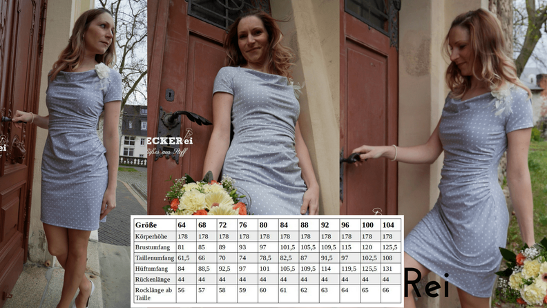 Grace - Kleid/Shirt Langgröße 64 -104 image number 2