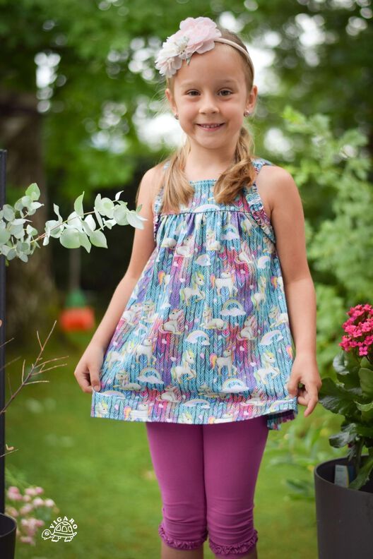 Ruffled Strap Dress - BEAMER Version - Gr. 86 - 164 image number 4