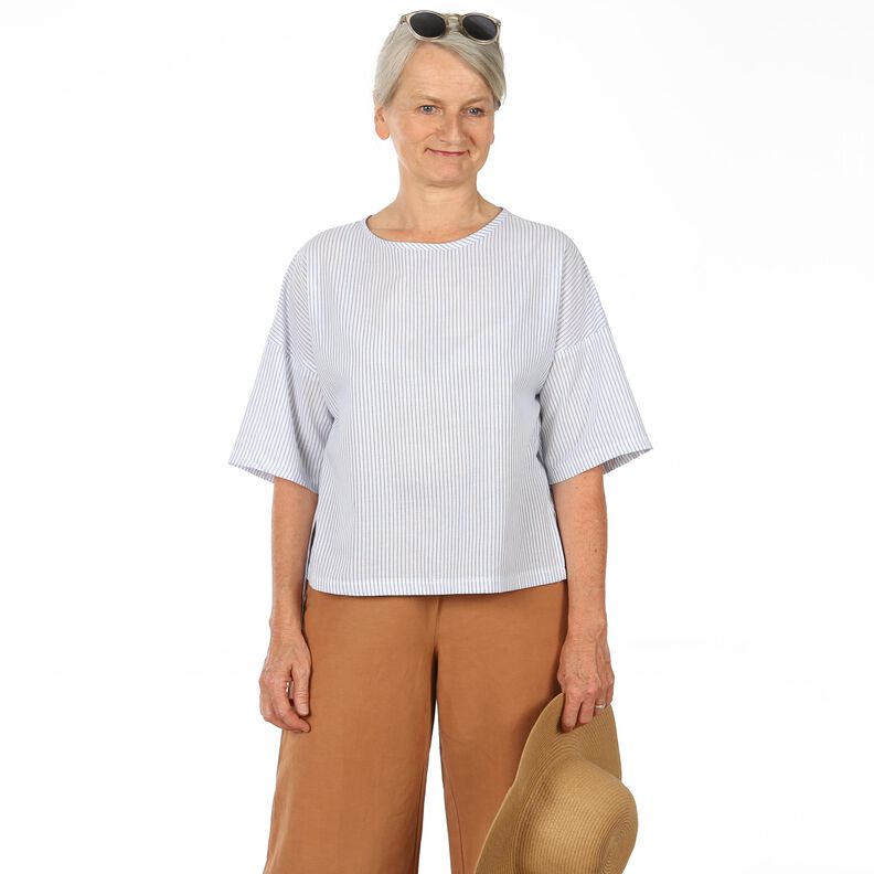 FRAU MAKI - Bluse mit Quetschfalte XS-XXL image number 5