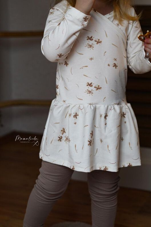 Shirt/ Kleid #Flora Gr. 74-164 inkl. A4/ A0/ Beamerdatei image number 7