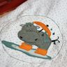 Appliziervorlage REGENNILPFERD thumbnail number 1