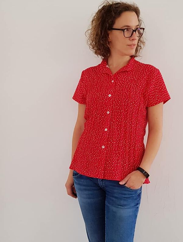 Anna- Schnittmuster und Nähanleitung Damen Bluse 34-50 image number 3