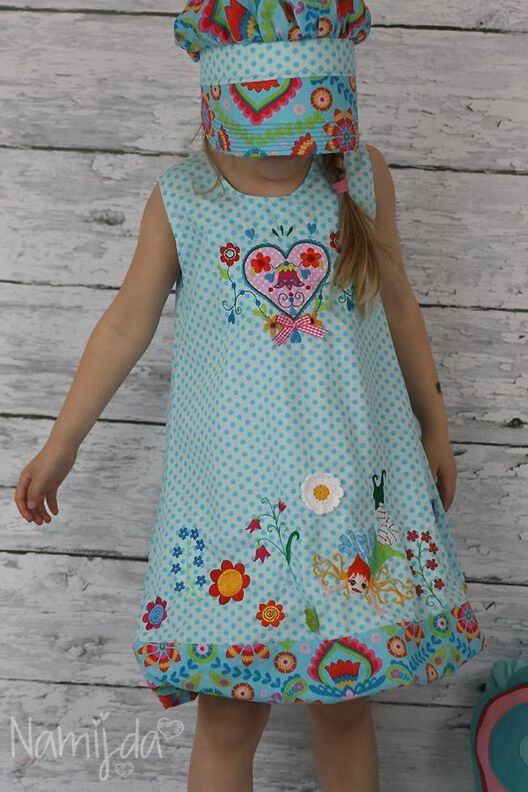 Ballonkleid Kinder Schnittmuster Gr. 74-146 - deine NEELA #6 image number 6