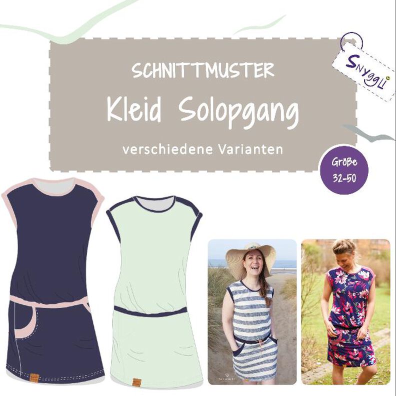 Kleid Solopgang Gr. 32-50 inkl. A0 + A4 image number 1
