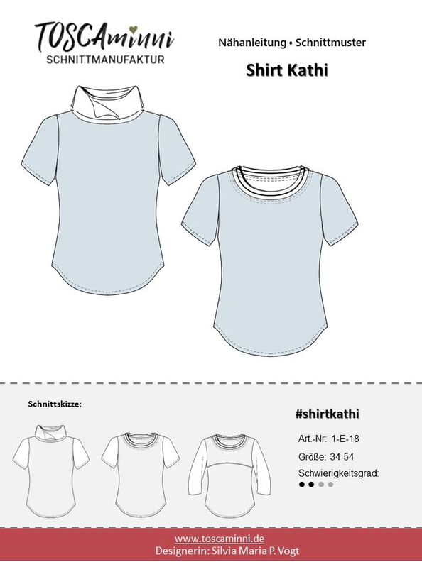 Shirt Kathi Gr. 34-54 Schnittmuster image number 7
